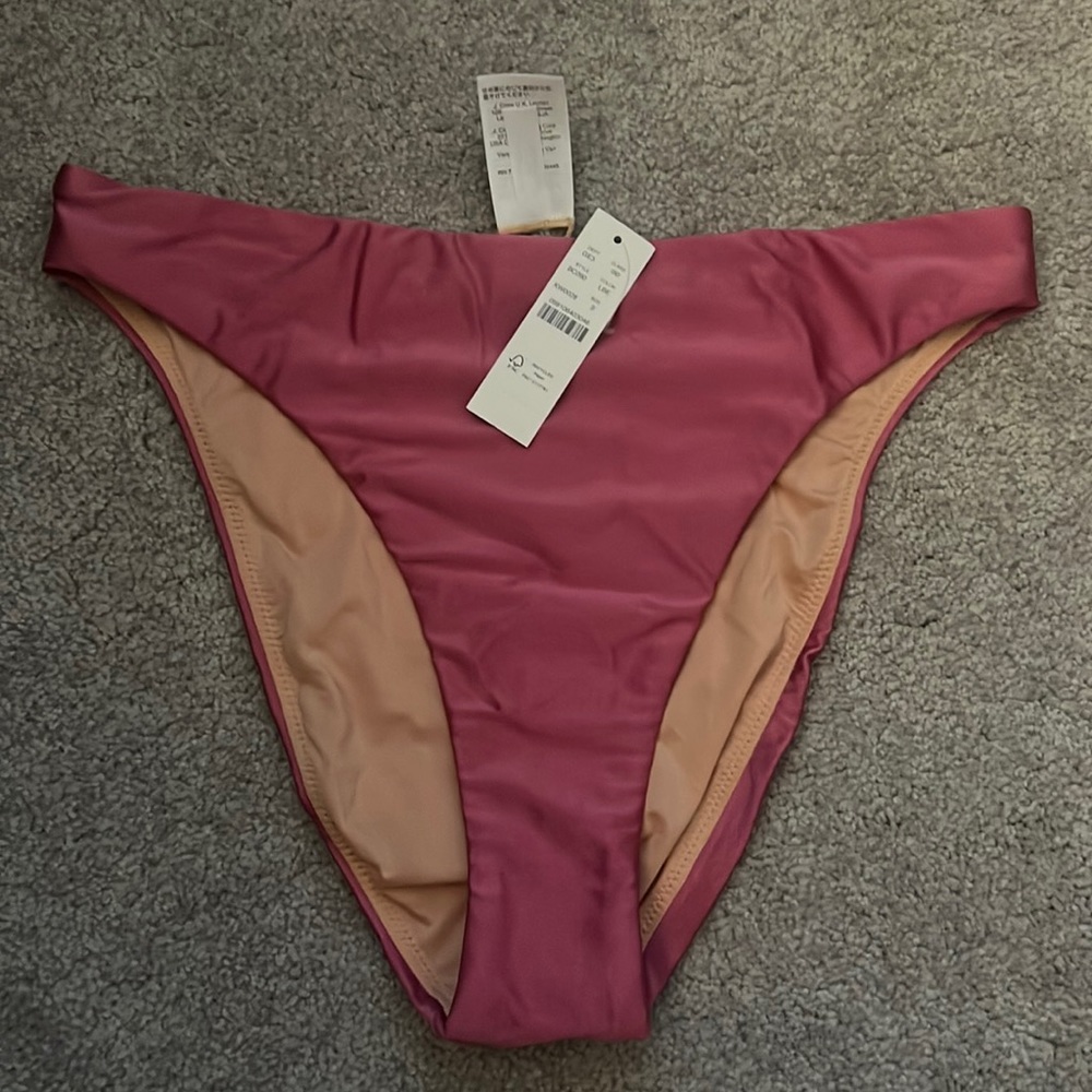 J crew bikini bottom pink S